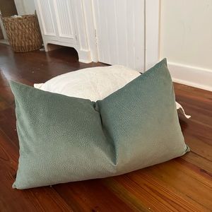 Green Throw Pillow